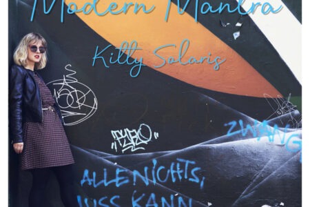 Kitty Solaris new album "Modern Mantra" album cover.